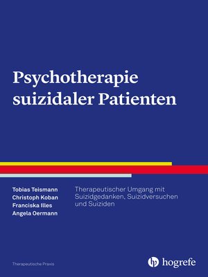 cover image of Psychotherapie suizidaler Patienten